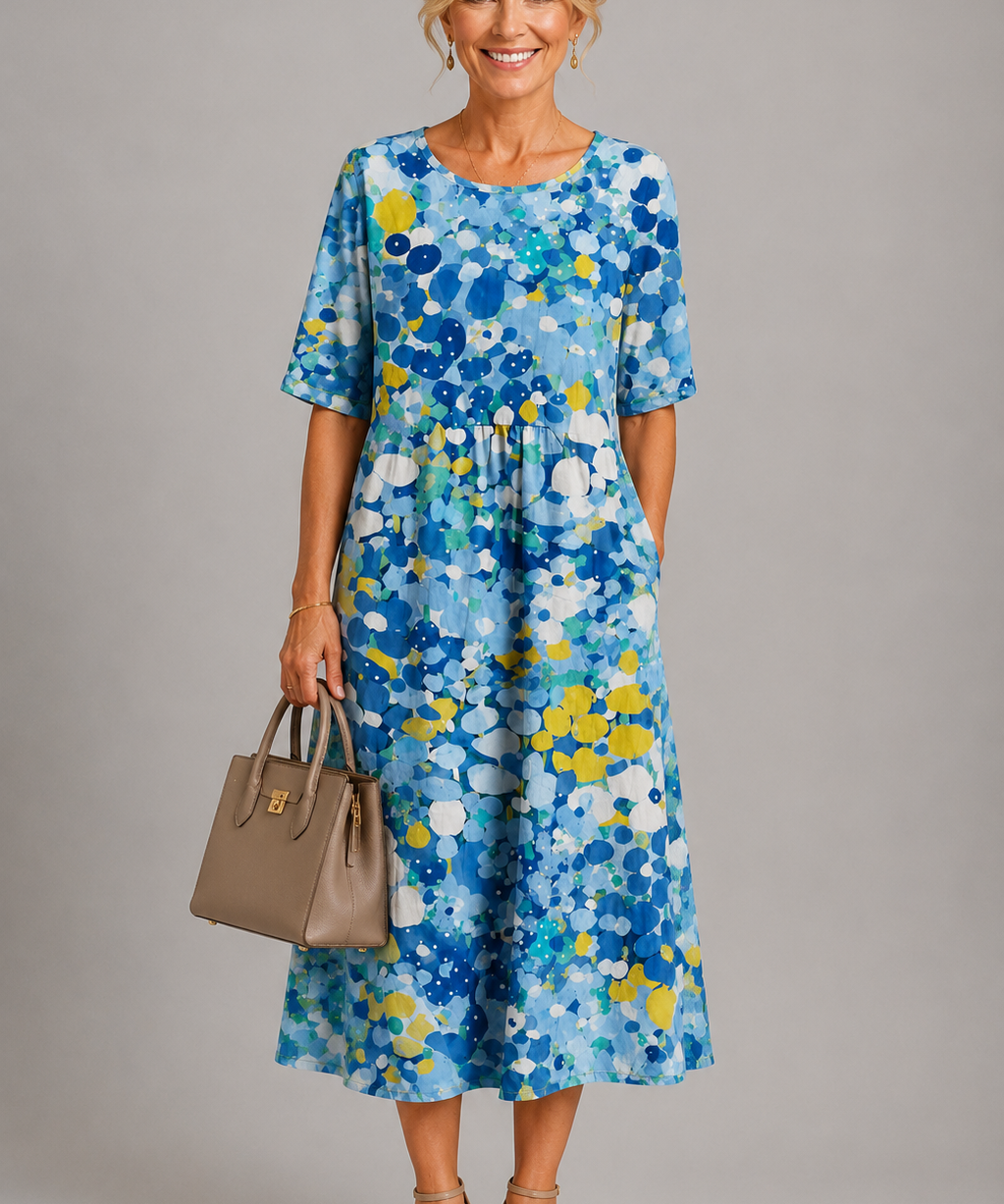Barbara Floral Midi Dress