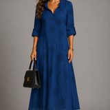 Ruth Embroidered Midi Dress