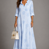 Ruth Embroidered Midi Dress