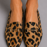 Shirley Leopard Print Loafers
