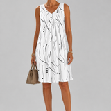 Susan Abstract A-Line Dress