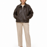 Brónagh Brown Leather Jacket