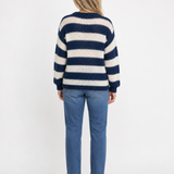DELACROIX | PULL OVERSIZE EN TRICOT RAYÉ