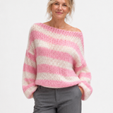 DELACROIX | PULL OVERSIZE EN TRICOT RAYÉ