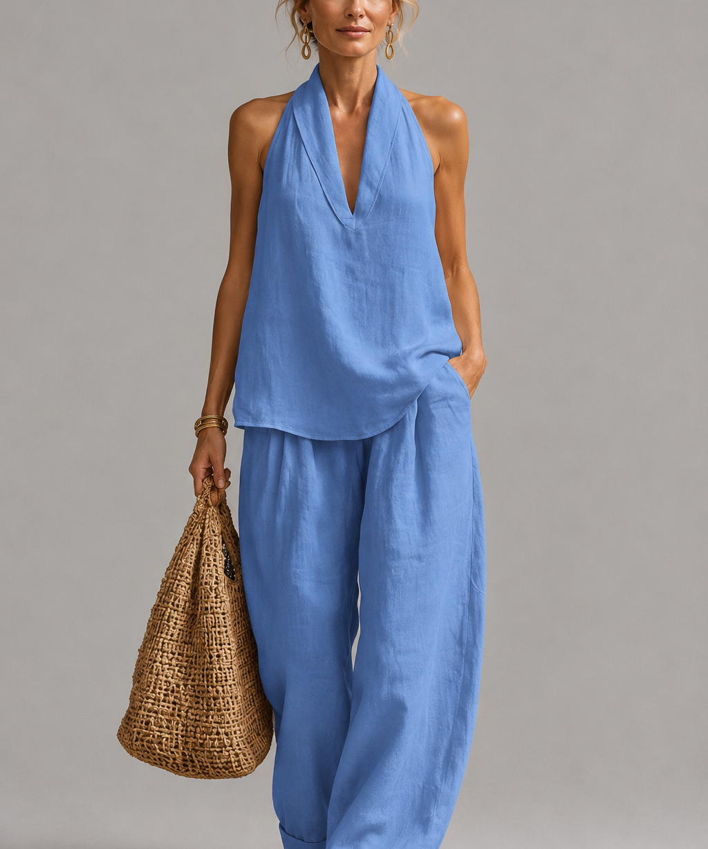 Ailbhe Draped Two-Piece Set