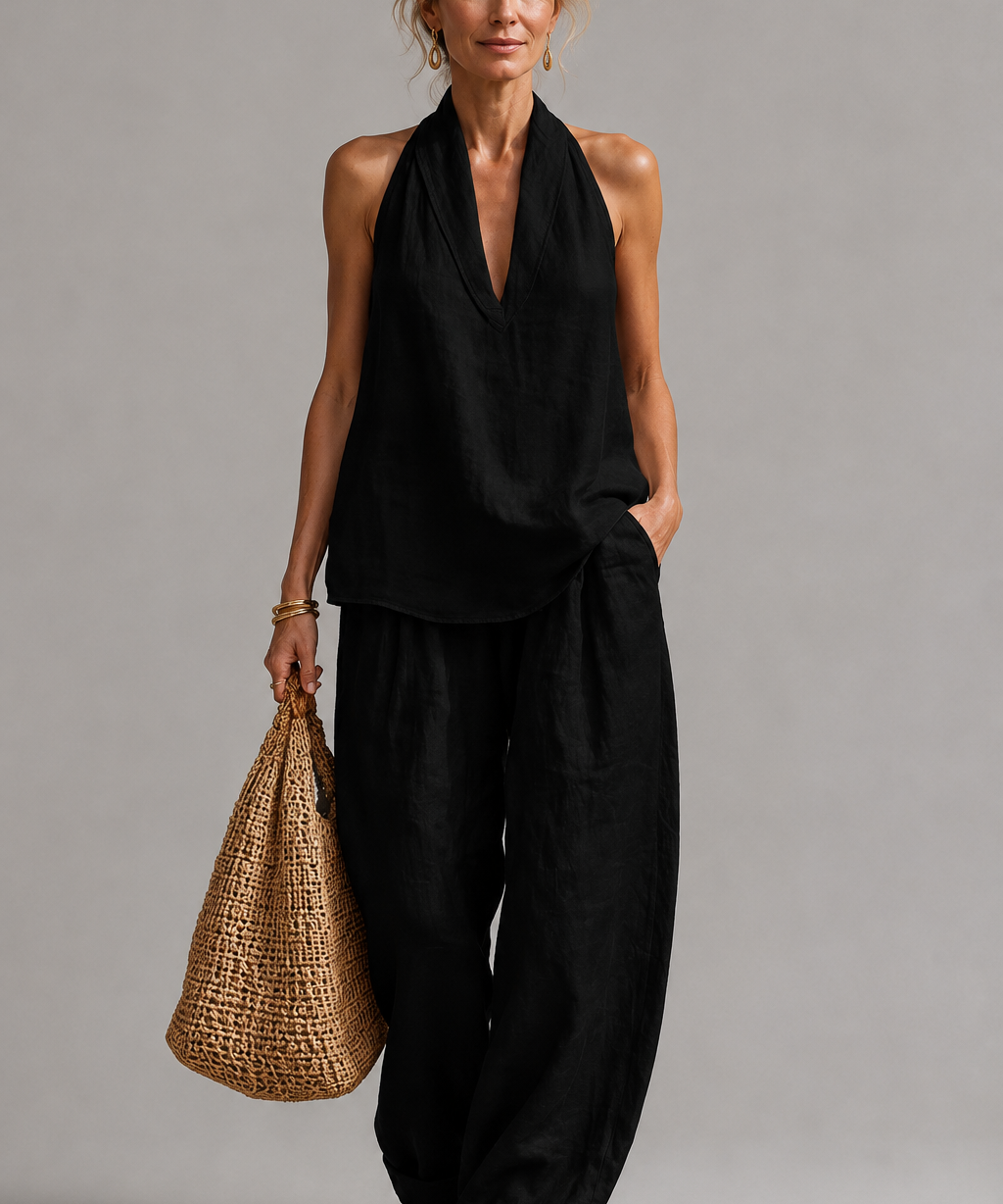 Ailbhe Draped Two-Piece Set