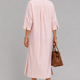 Marian Striped Shirt Dress
