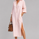 Marian Striped Shirt Dress