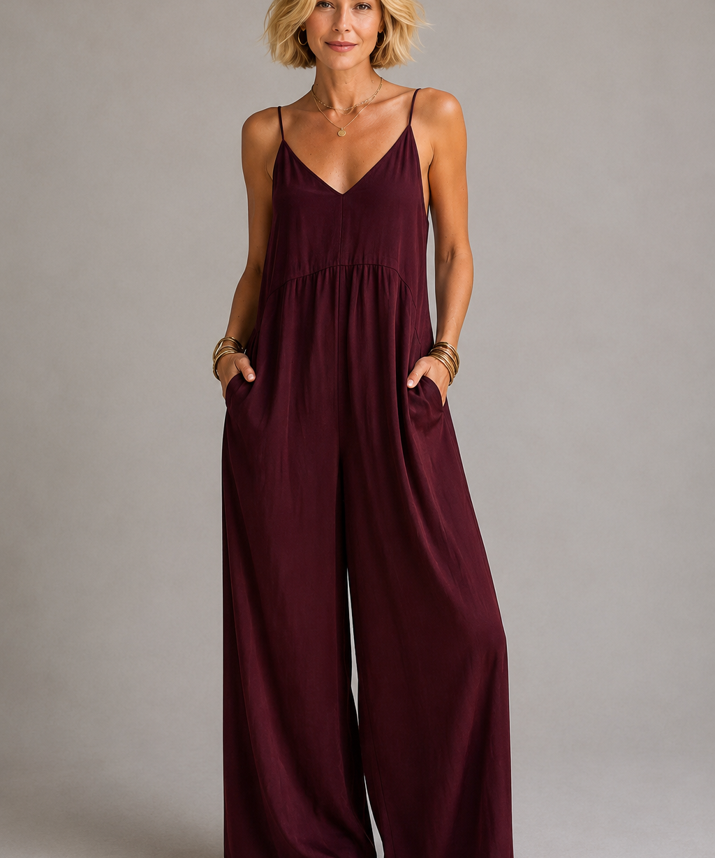 Éabha Relaxed Wide-Leg Jumpsuit