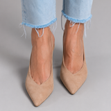 Audrey Pointed-Toe Slingback Heels