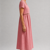 Maureen Embroidered Cotton Midi Dress