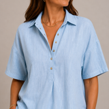 Moira Relaxed Button Blouse