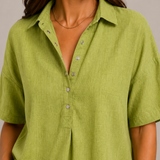 Moira Relaxed Button Blouse