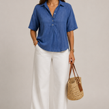 Moira Relaxed Button Blouse