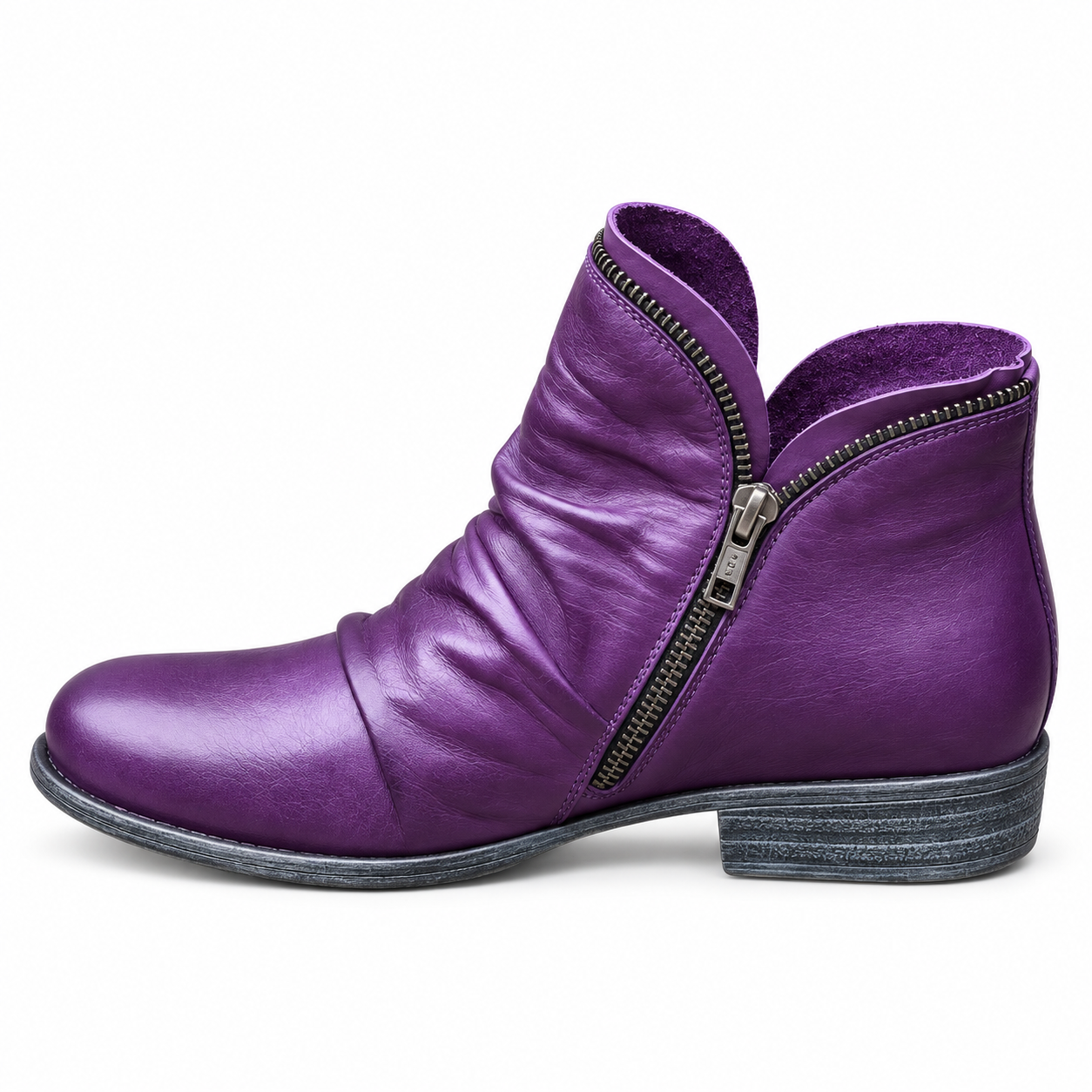 Molly Zip Ankle Boots