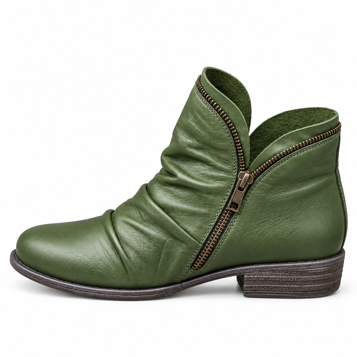 Molly Zip Ankle Boots