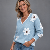 Clare Floral Knit Jumper
