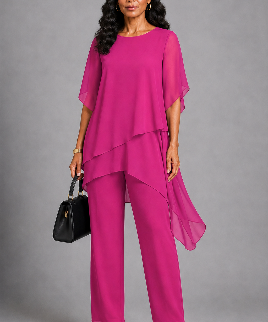 Mairéad Draped Two-Piece Set