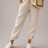 Colette Linen Tapered Trousers