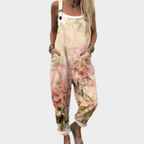 Niamh Relaxed Printed Dungarees