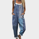 Niamh Relaxed Printed Dungarees