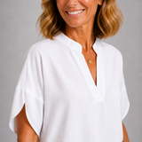 Sharon Relaxed V-Neck Top