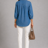 Erin Ruffle Detail Blouse