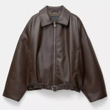 Brónagh Brown Leather Jacket