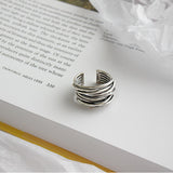 Bríd Layered Silver Ring