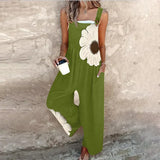 Niamh Relaxed Printed Dungarees