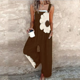 Niamh Relaxed Printed Dungarees