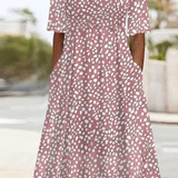 Clare Printed Midi Dress