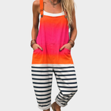 Niamh Relaxed Printed Dungarees