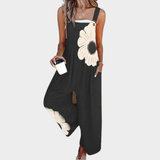 Niamh Relaxed Printed Dungarees