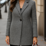 Orlaith Houndstooth Tailored Coat