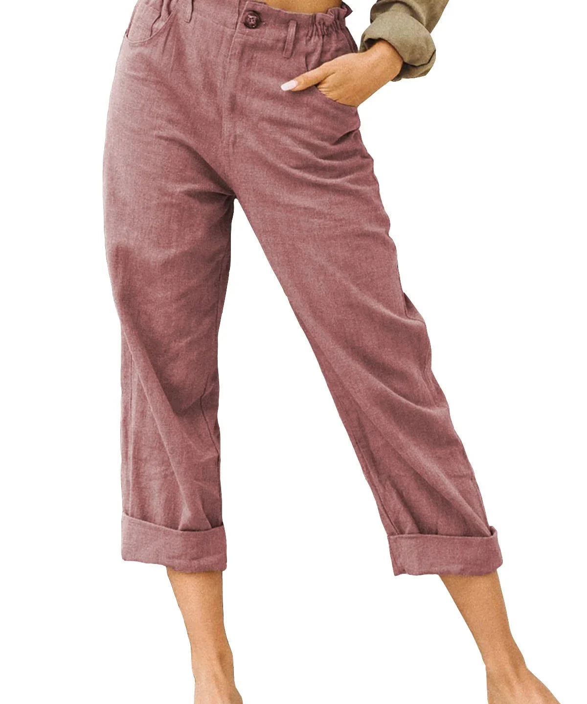 Kathleen Relaxed Cropped Trousers