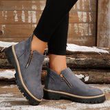 Kathleen Zip Ankle Boots