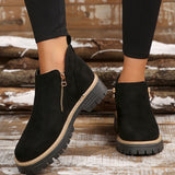 Kathleen Zip Ankle Boots