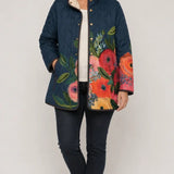 Aileen Floral Quilted Coat