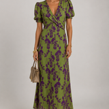 Sheila Floral Wrap Midi Dress