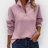 Dearbhla Ribbed Zip Jumper