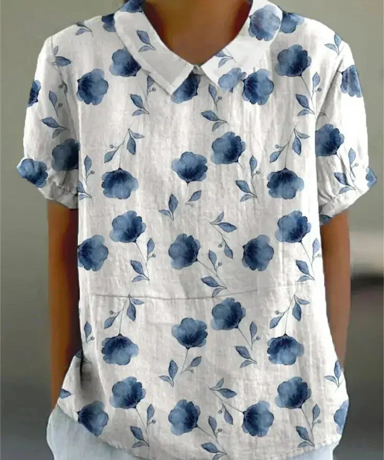 Clodagh Blue Floral Blouse