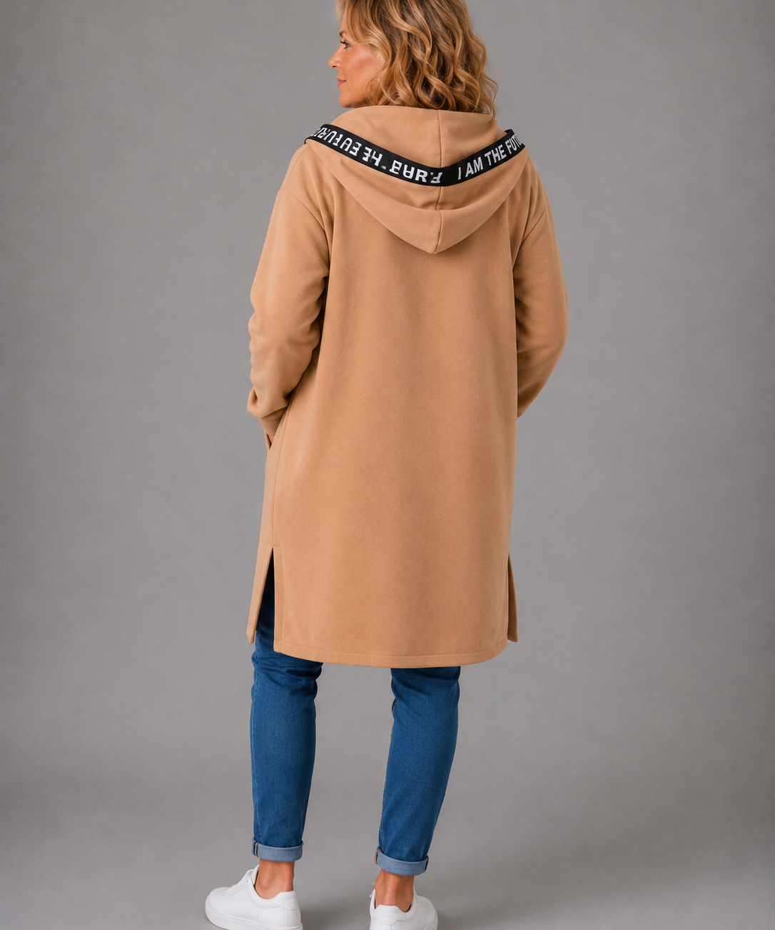 Eileen Fleece-Lined Hooded Coat
