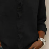 Una Ruffle Neck Blouse