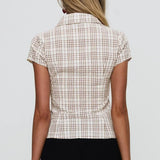 Muireann Fitted Check Shirt