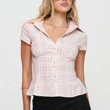 Muireann Fitted Check Shirt