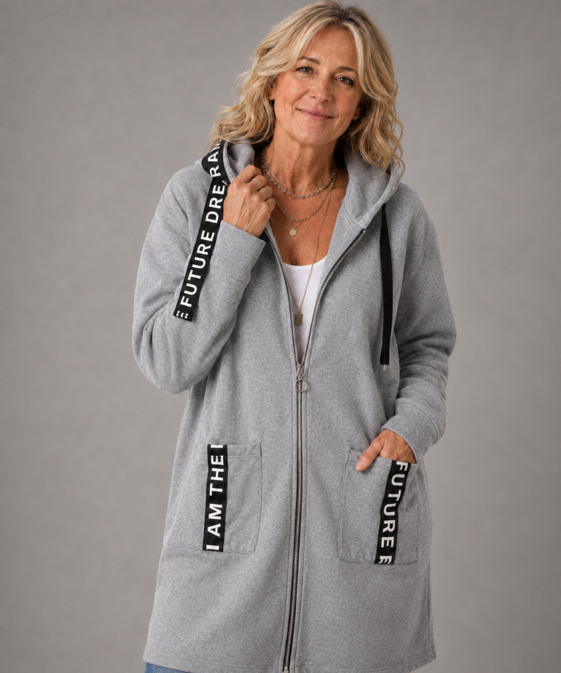 Eileen Fleece-Lined Hooded Coat