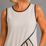 Anne Panel Detail Midi Dress
