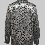 Caoimhe Satin-Effect Print Shirt