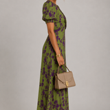 Sheila Floral Wrap Midi Dress